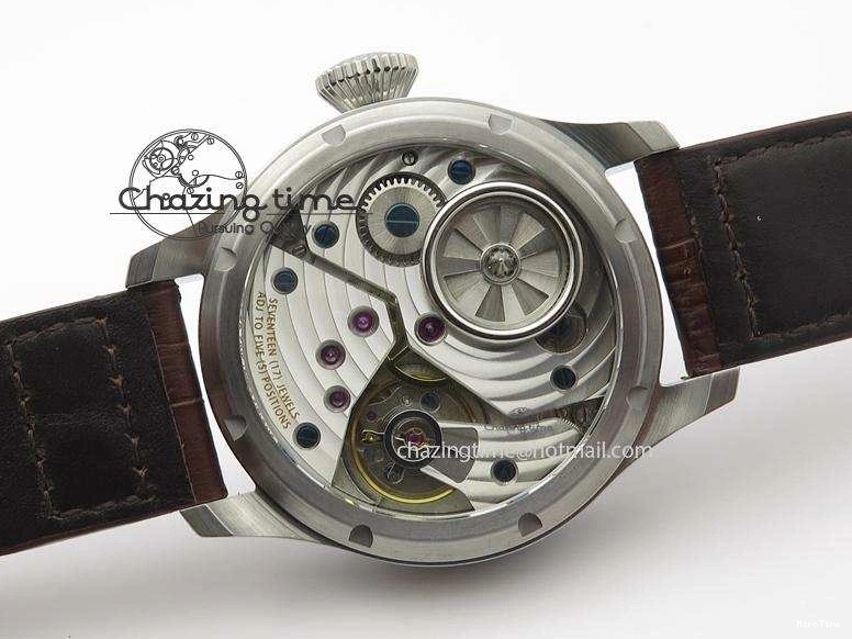 MIROTIME 0811 Reliable Big Pilot “Markus Buhler” IW5003 Turbine V6F Best Edition Blue Dial On Leather Strap A 7324